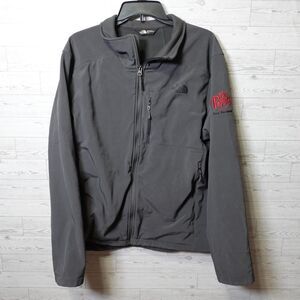 The North Face Jacket Mens sizde XL charcoal gray has Dr.Pepper embroidery